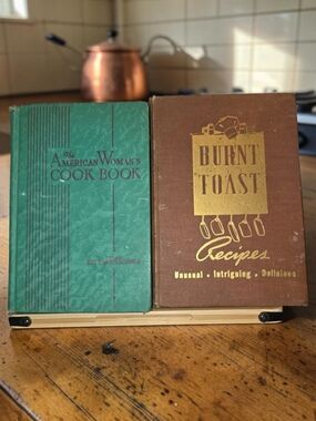 Vintage Cookbook Bundle - American Woman's Cook Book & "Burnt Toast" Cookbook